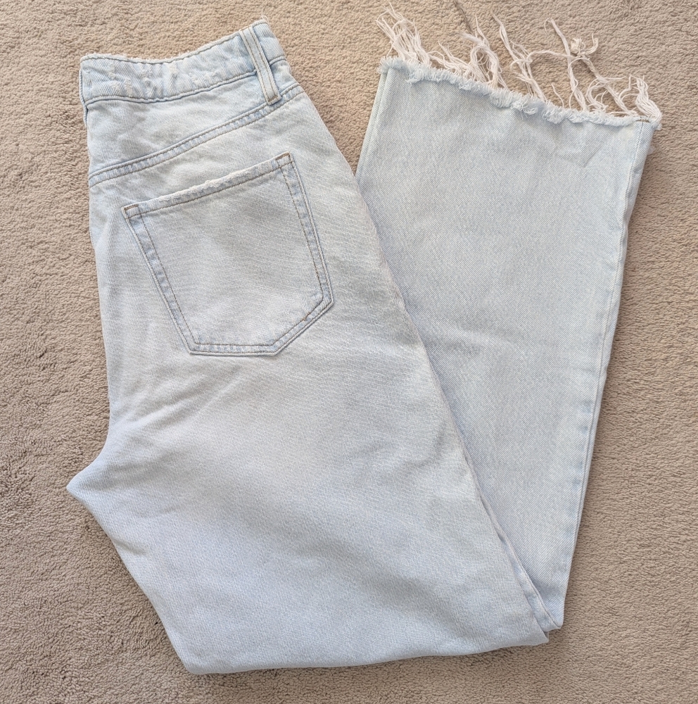 Garage Wide Leg Light Blue Denim Jeans Size 29